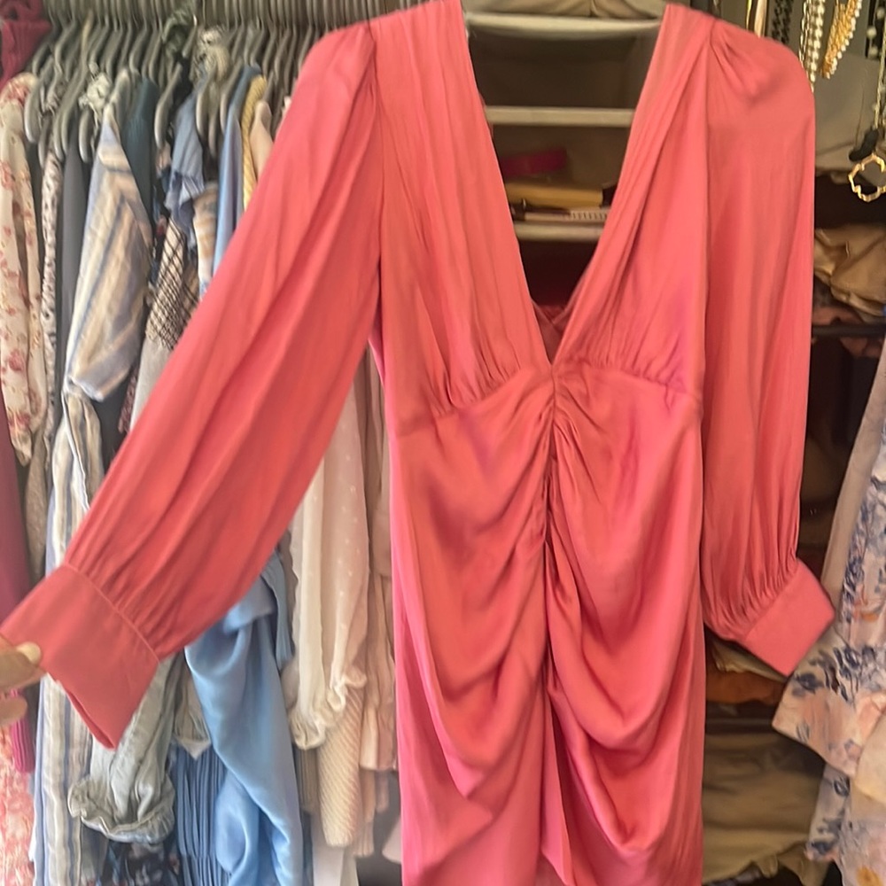 Pink cocktail dress mini